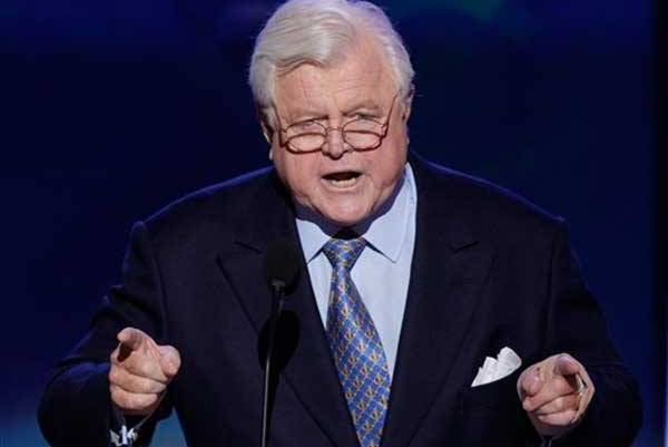 Senator Ted Kennedy made an emotional public appearance and speech.